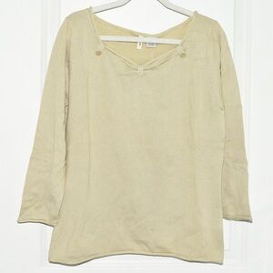 NWT Anthropologie Vintage Y2K Moth Sweater w Jeweled Buttons (Fits like small)